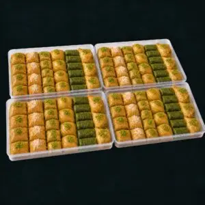 Mixed Baklava 500g x 4 trays of assorted Turkish baklava